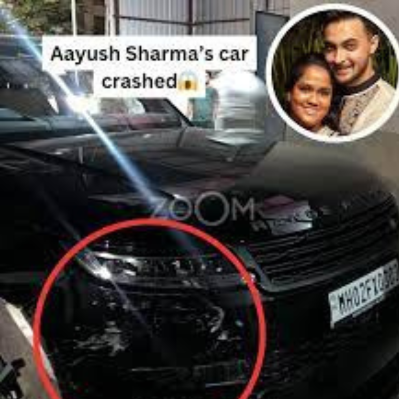 आयुष शर्मा Ayush Sharma की कार का जब हुआ एक्सीडेंट