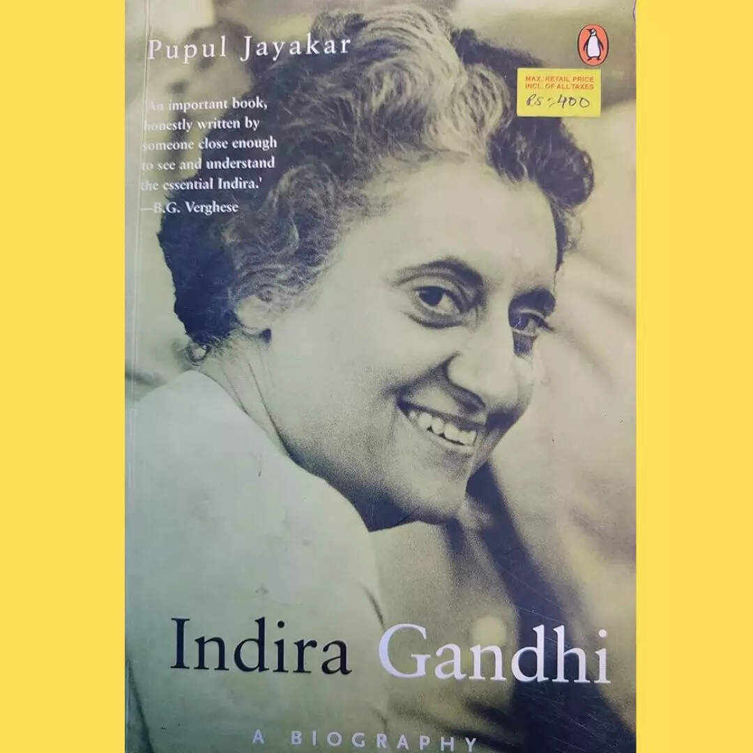 Indira Gandhi A Biography by Pupul Jaykar