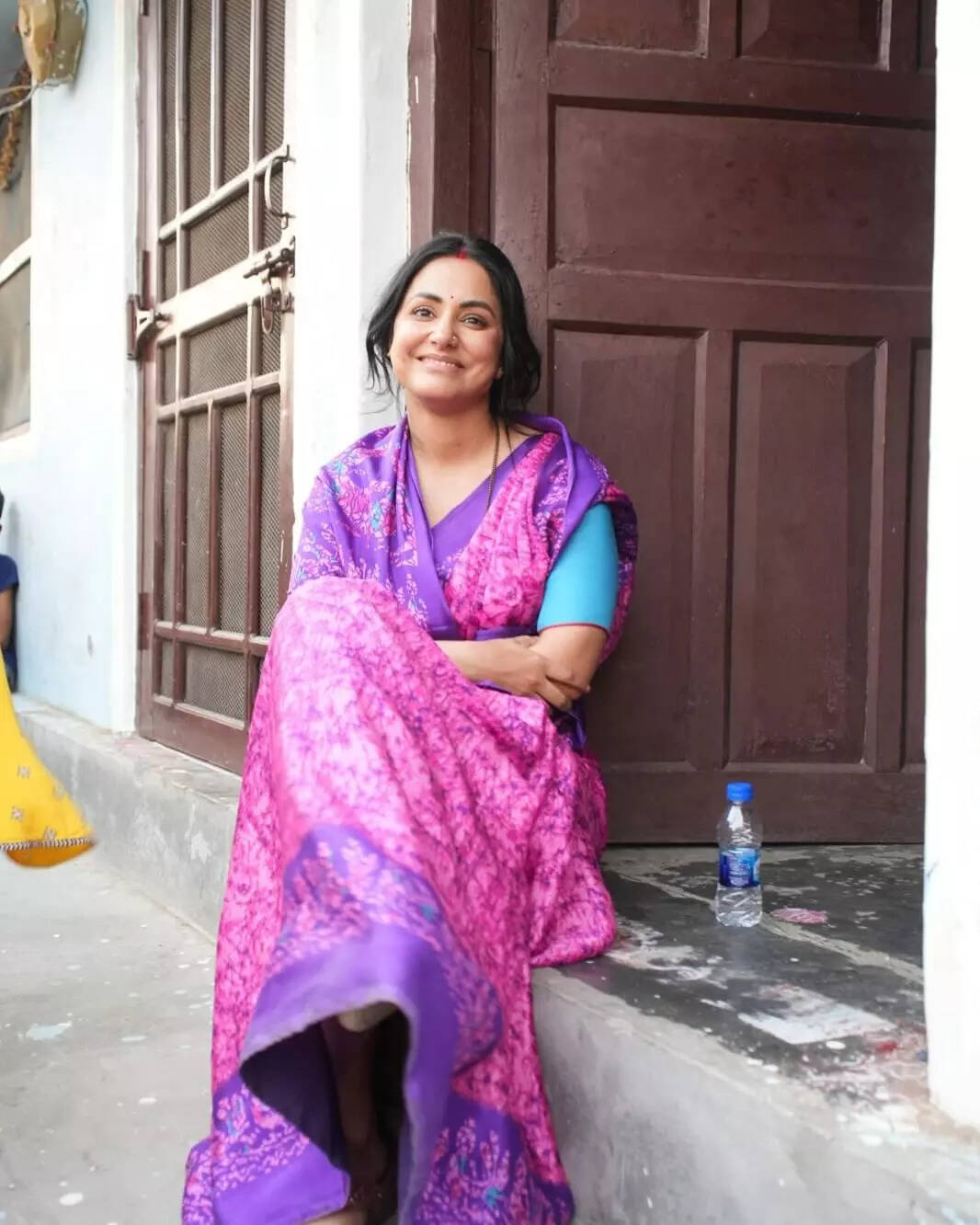 नो मेकअप लुक में हिना खान