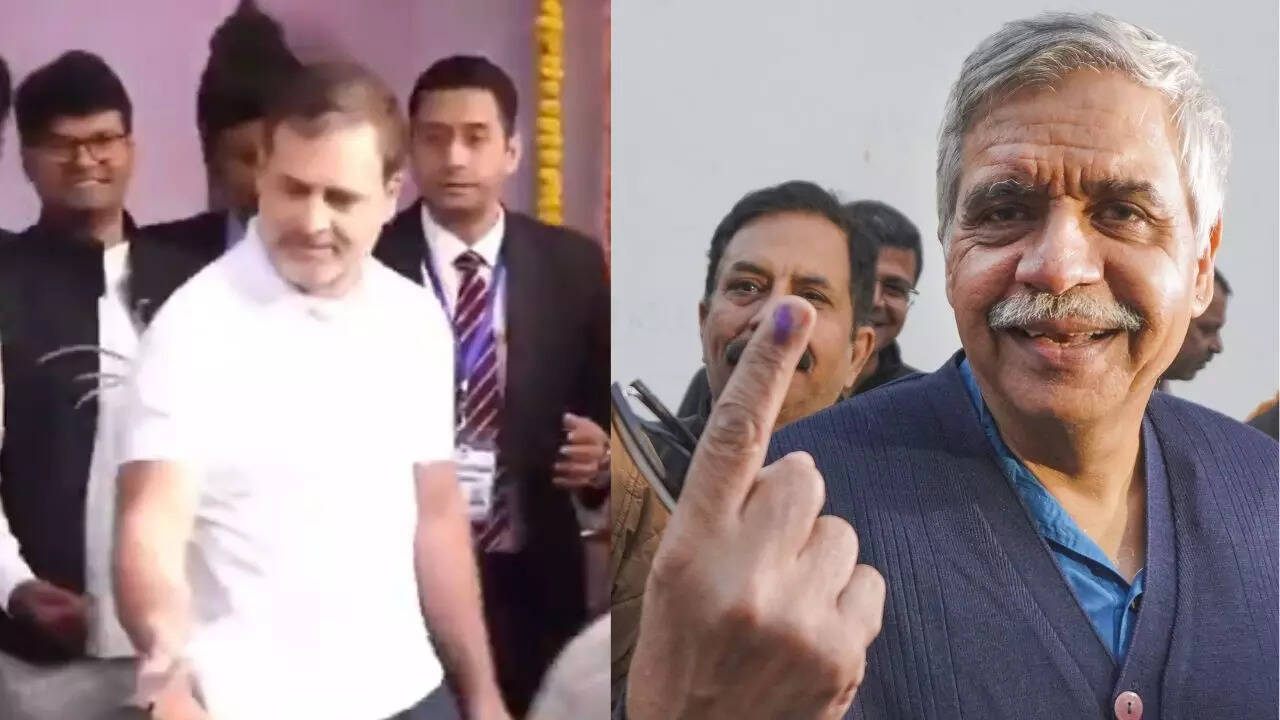राहुल गांधी ने डाला वोट