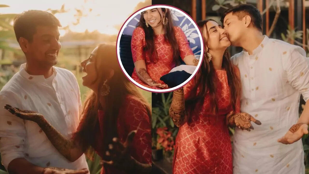 प्राजक्ता ने लगवाई मेहंदी