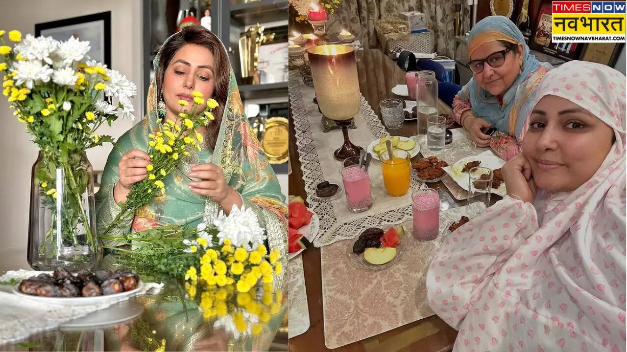 हिना खान ने शेयर की रमजान की तस्वीरें