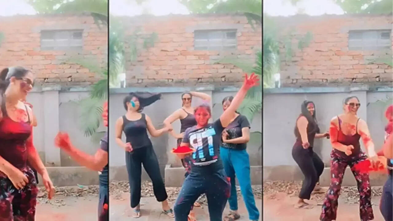 होली का जमकर मनाया जश्न