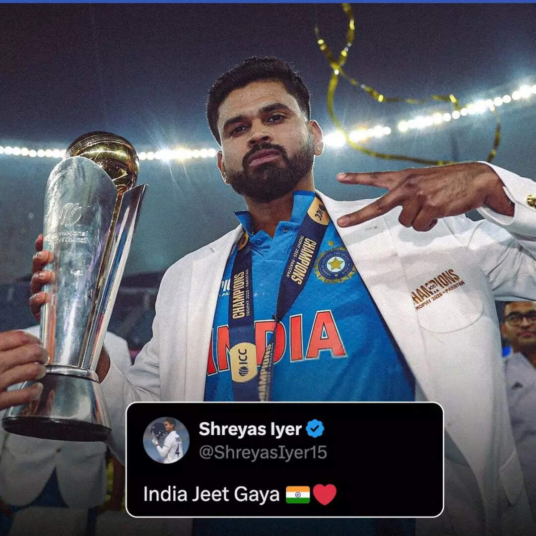 पहली आईसीसी ट्रॉफी भी अय्यर ने जीती
