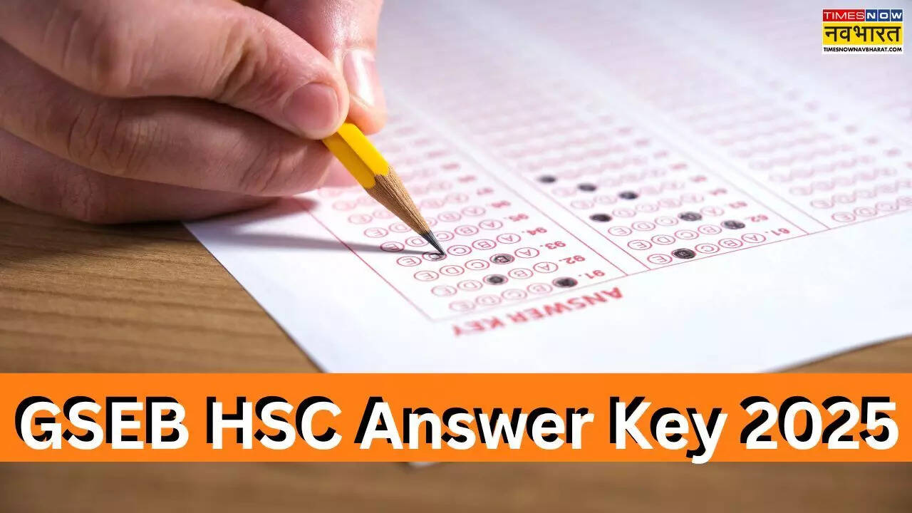 GSEB HSC Answer Key 2025 (गुजरात बोर्ड 12वीं परीक्षा 2025 की आंसर की ...