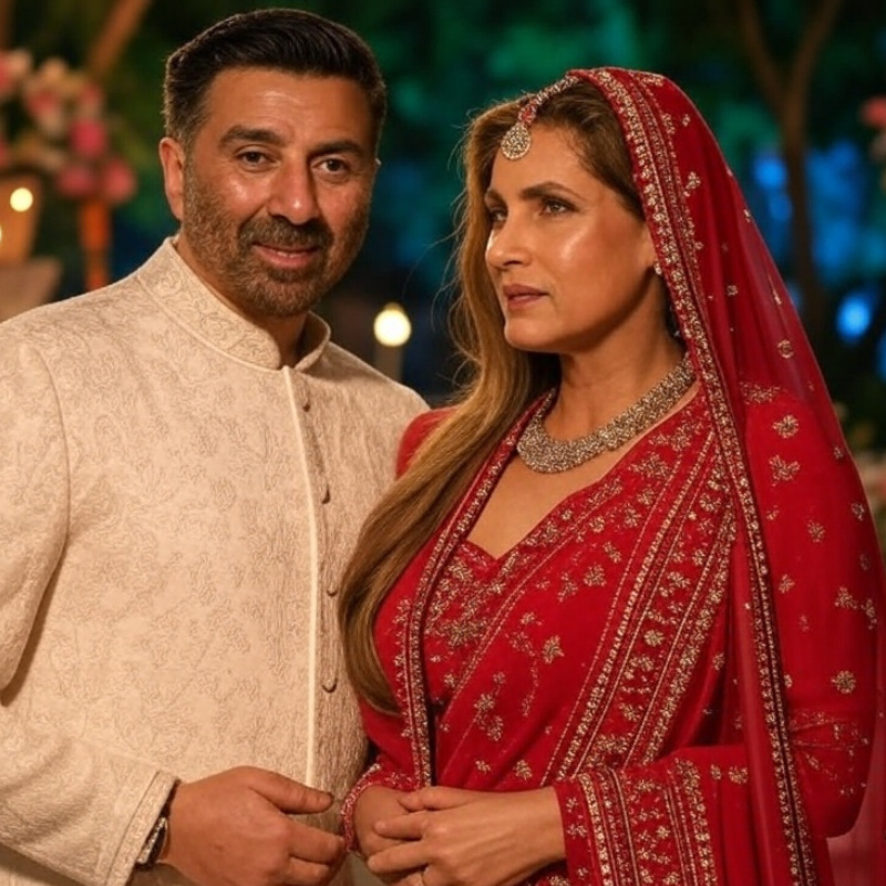 शेरवानी में दिखे Sunny Deol