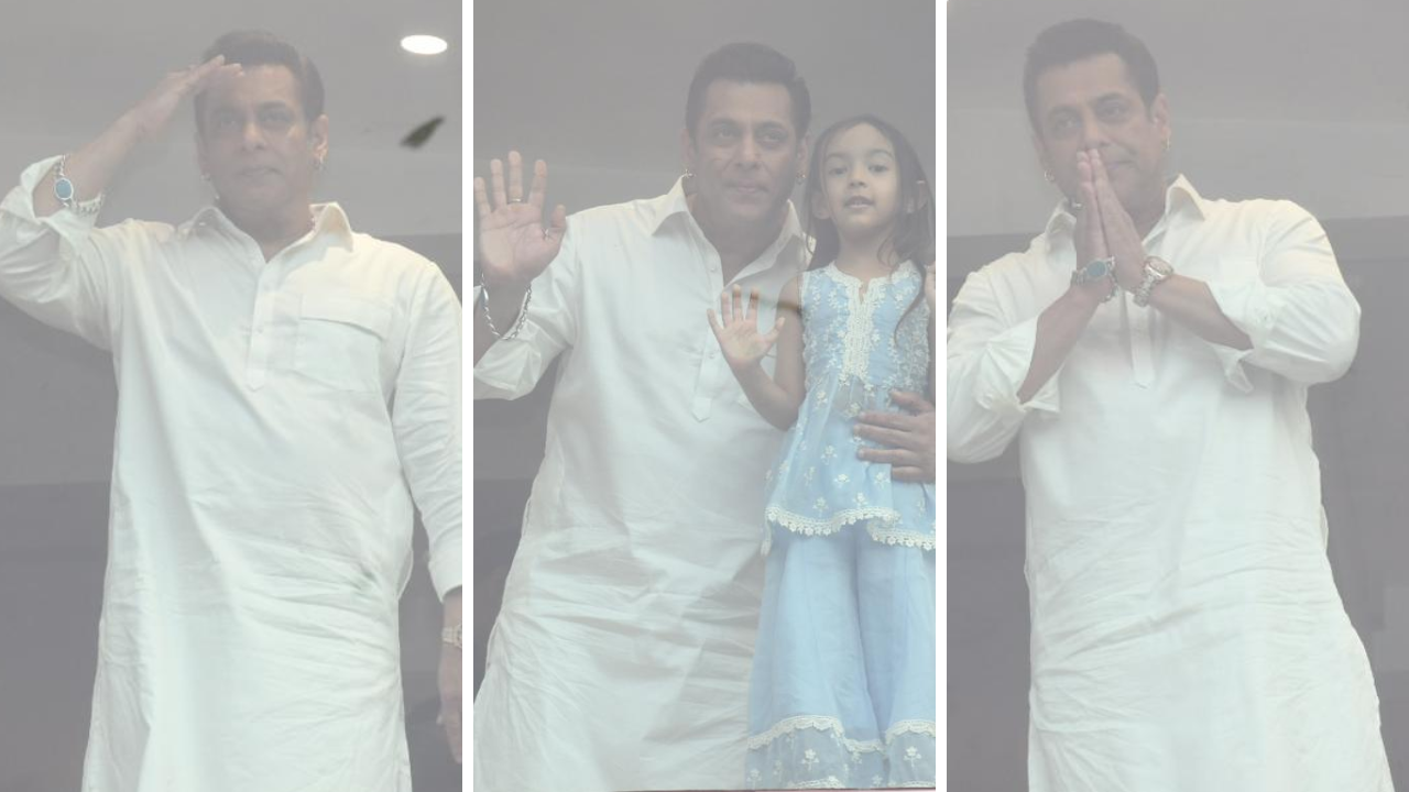 Eid 2025 भाईजान ने कराए अपने दीदार