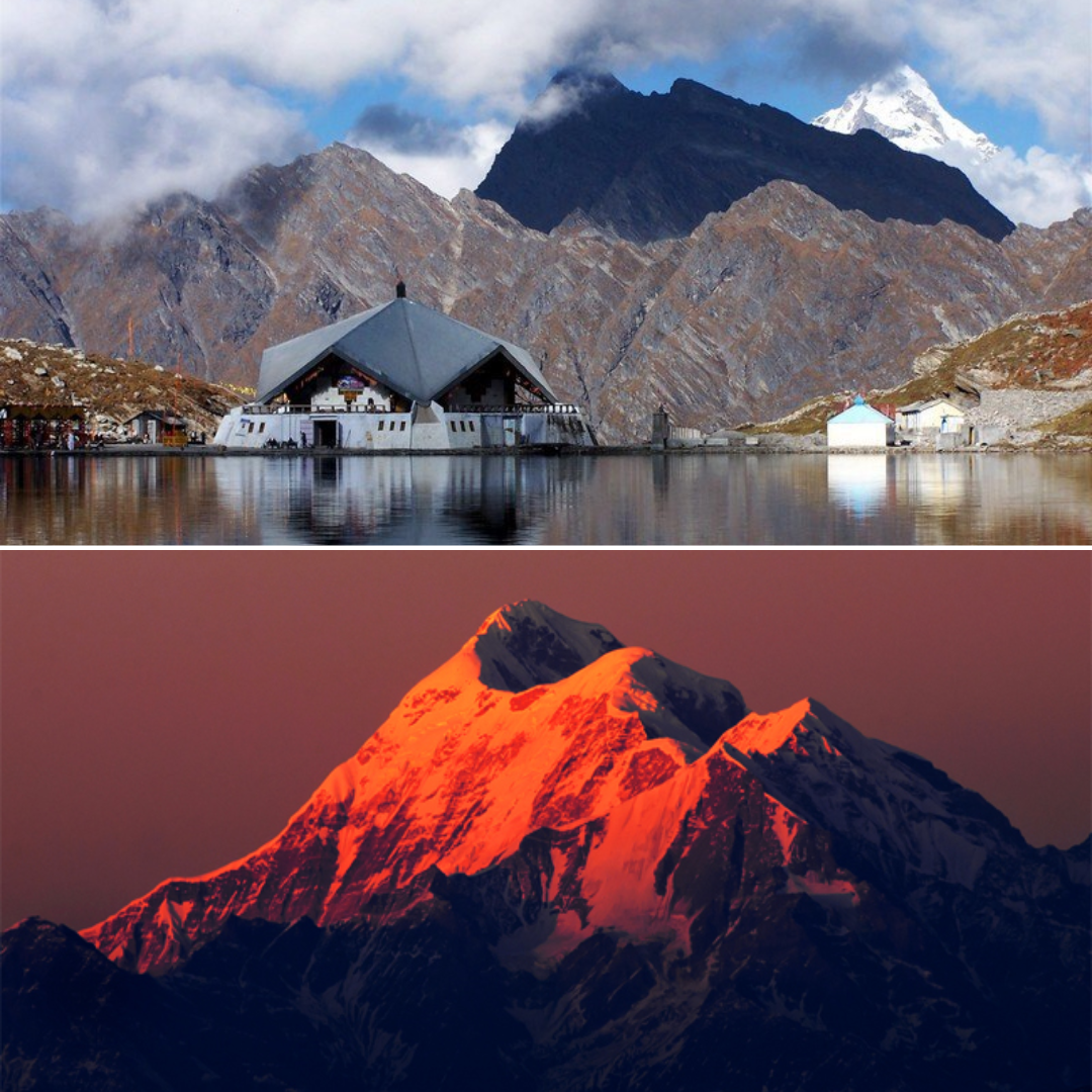 हेमकुंड साहिब तो त्रिशूल पर्वत