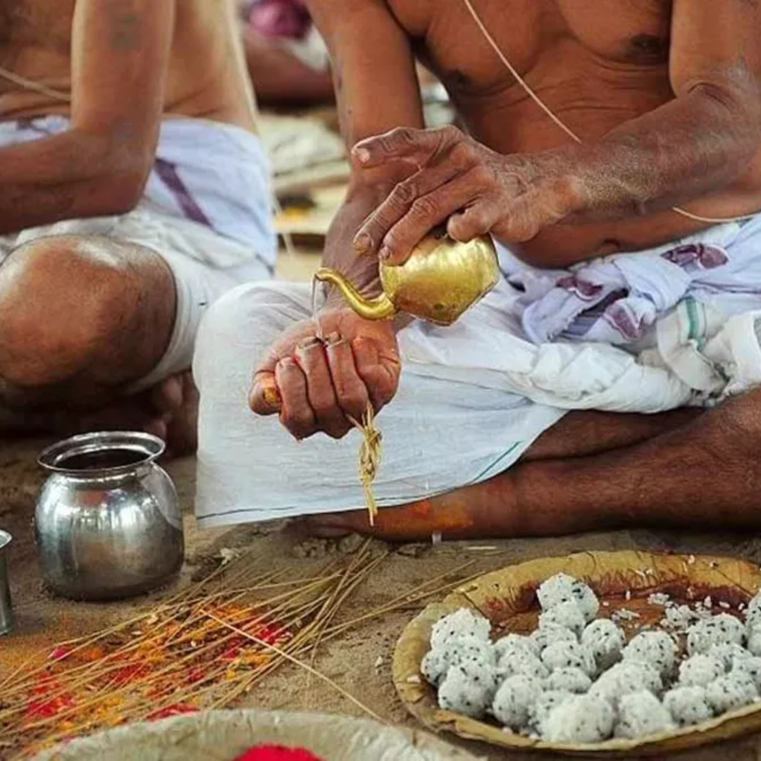 पितरों के लिए तर्पण करें