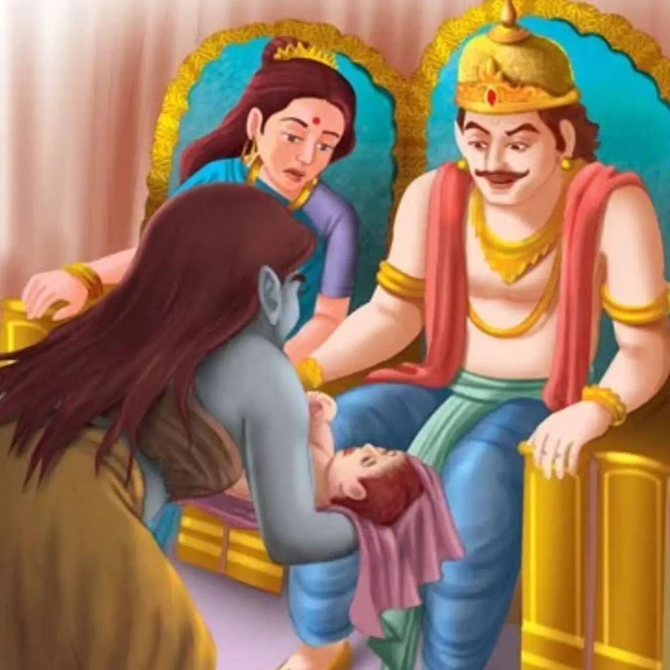 दो हिस्सों में हुआ जन्म