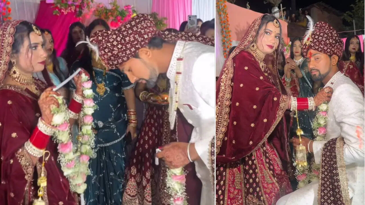 Viral Video दुल्हन का एक इशारा पाते ही घुटनों पर बैठ गया दूल्हा यूजर्स बोले- अभी से उंगलियों पर नाचने लगे