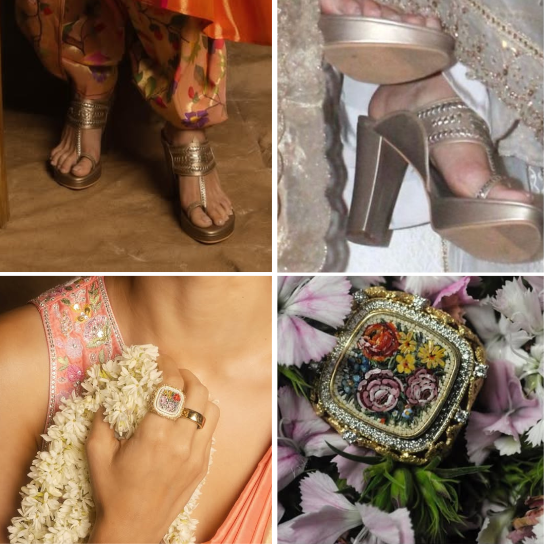 पहनी पुरानी चप्पल