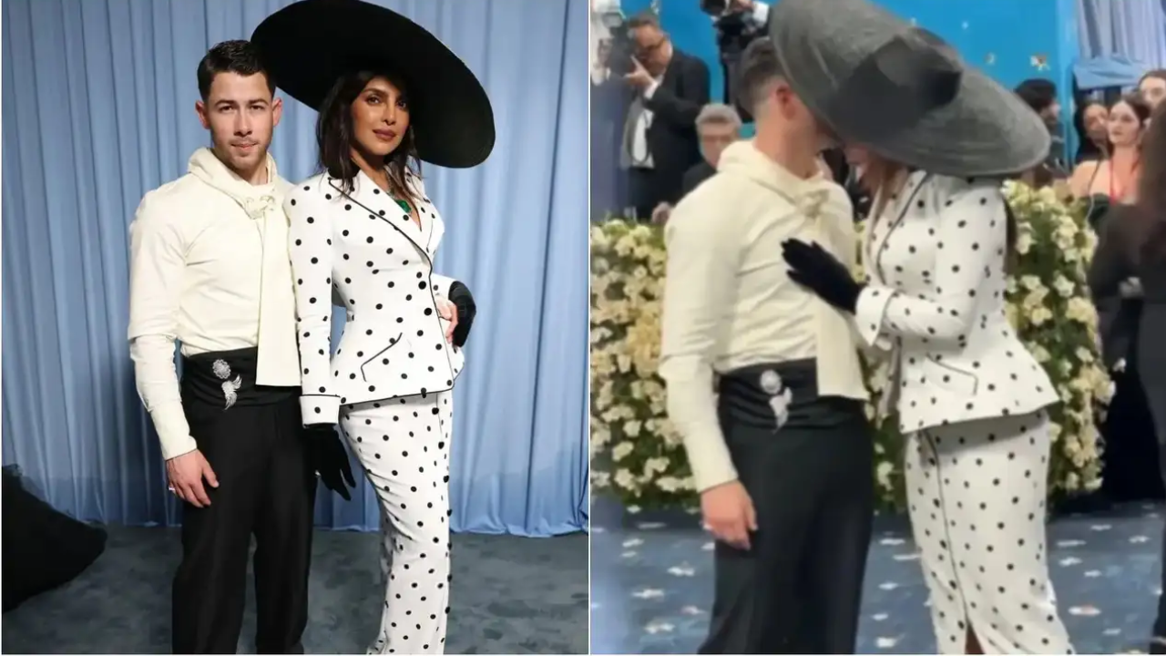 Met Gala 2025 रेड कारपेट पर किस करते प्रियंका चोपड़ा और निक जोनस का वीडियो हुआ वायरल फैन्स ने की जोड़ी की तारीफ