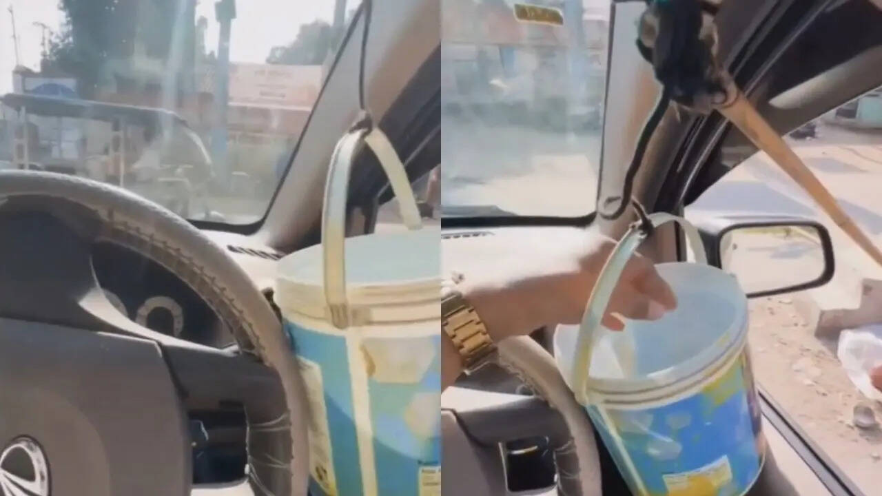 ऐसे में भिखारी को बिना अपनी जगह हिले भीख मिल रही थी। मालूम हो गजब का जुगाड़ लगाने वाले भिखारी का वीडियो और तस्वीरें सोशल मीडिया में वायरल है, जिसे देखकर नेटिजन्स भी चौंक गए।​