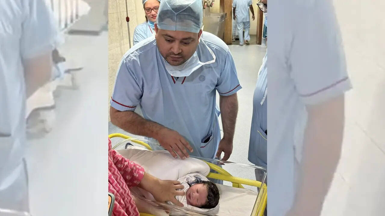 रोहिणी आचार्य ने किया भतीजे का स्वागत