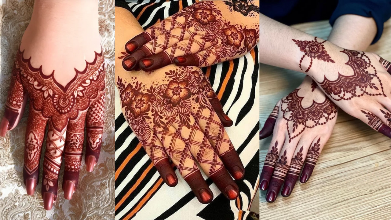 Hina Khan inspired mehndi for eid 2025: Eid Mehndi Designs, Simple Mehndi  Design Photo, Arabic, Simple, Easy Mehndi Design Images