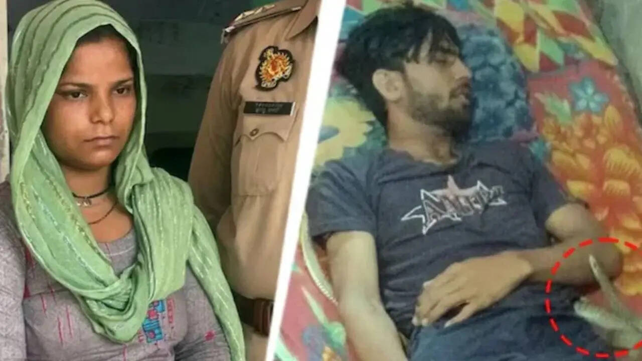 ​मेरठ में गला दबाकर पति की हत्या की