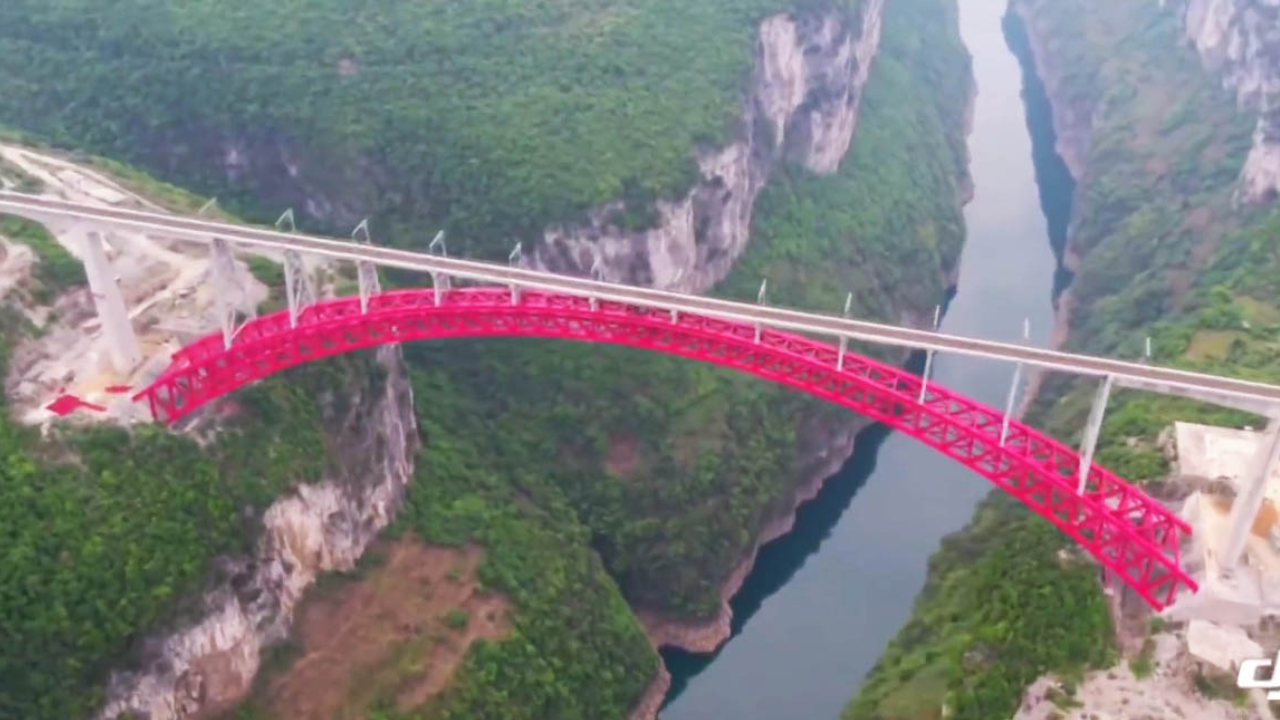 नाजीहे रेलवे ब्रिज - 352 मीटर Najiehe Railway Bridge