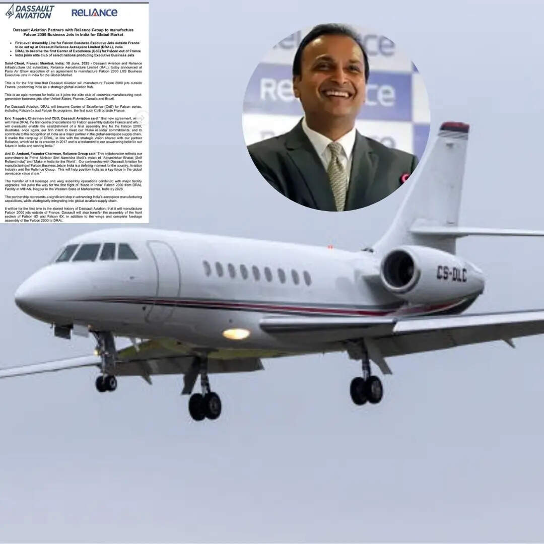 ​पहला ‘मेड इन इंडिया’ Falcon 2000 जेट 2028 तक भरेगा उड़ान​