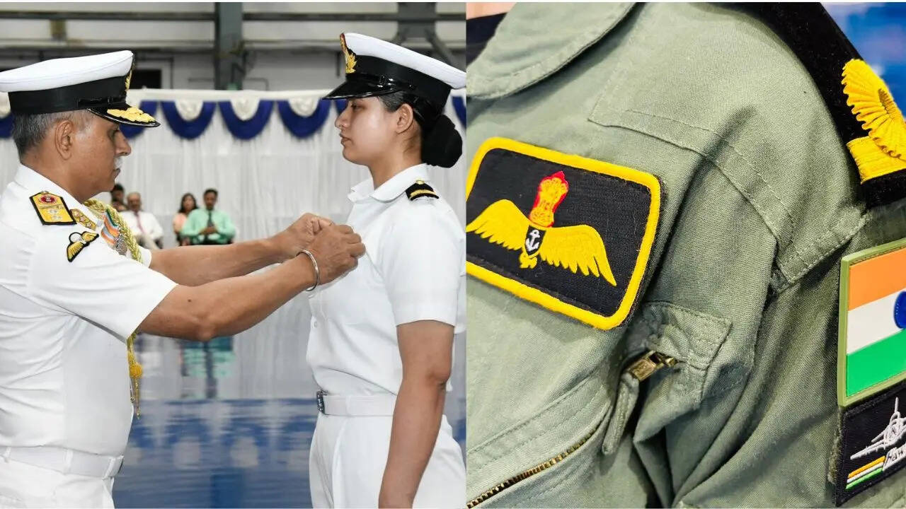 यूपी की आस्था बनीं नौसेना की पहली महिला फाइटर पायलट, मिला 'विंग्स ऑफ गोल्ड' सम्‍मान