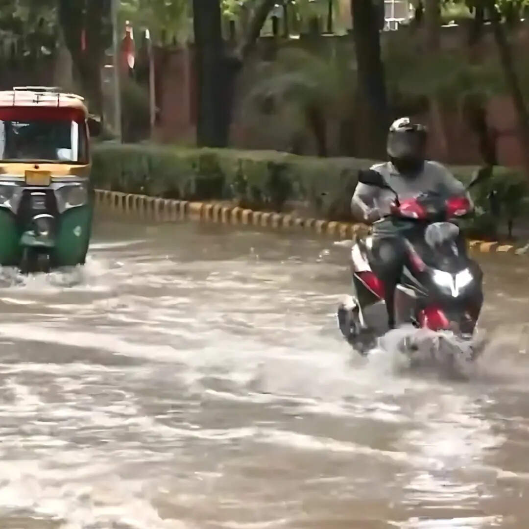 बारिश से जगह-जगह लगा पानी