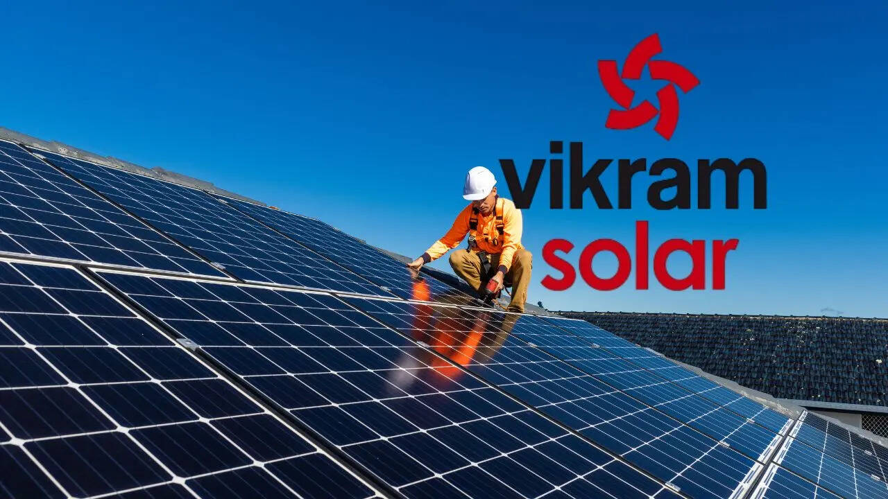 Vikram Solar Share Price: एनएसई, बीएसई पर फिकी रही विक्रम सोलर आईपीओ की लिस्टिंग, जानिए शेयर प्राइस | Times Now Navbharat