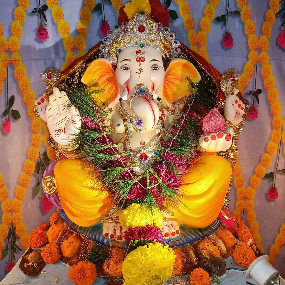 यहां देखें गणपति का सुंदर भव्य रूप। Pic Canva
