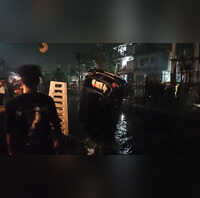 Faridabad Accident फरीदाबाद के गौंछी ड्रेन में गिरी तेज रफ्तार कार डूबने से चालक समेत तीन की मौत