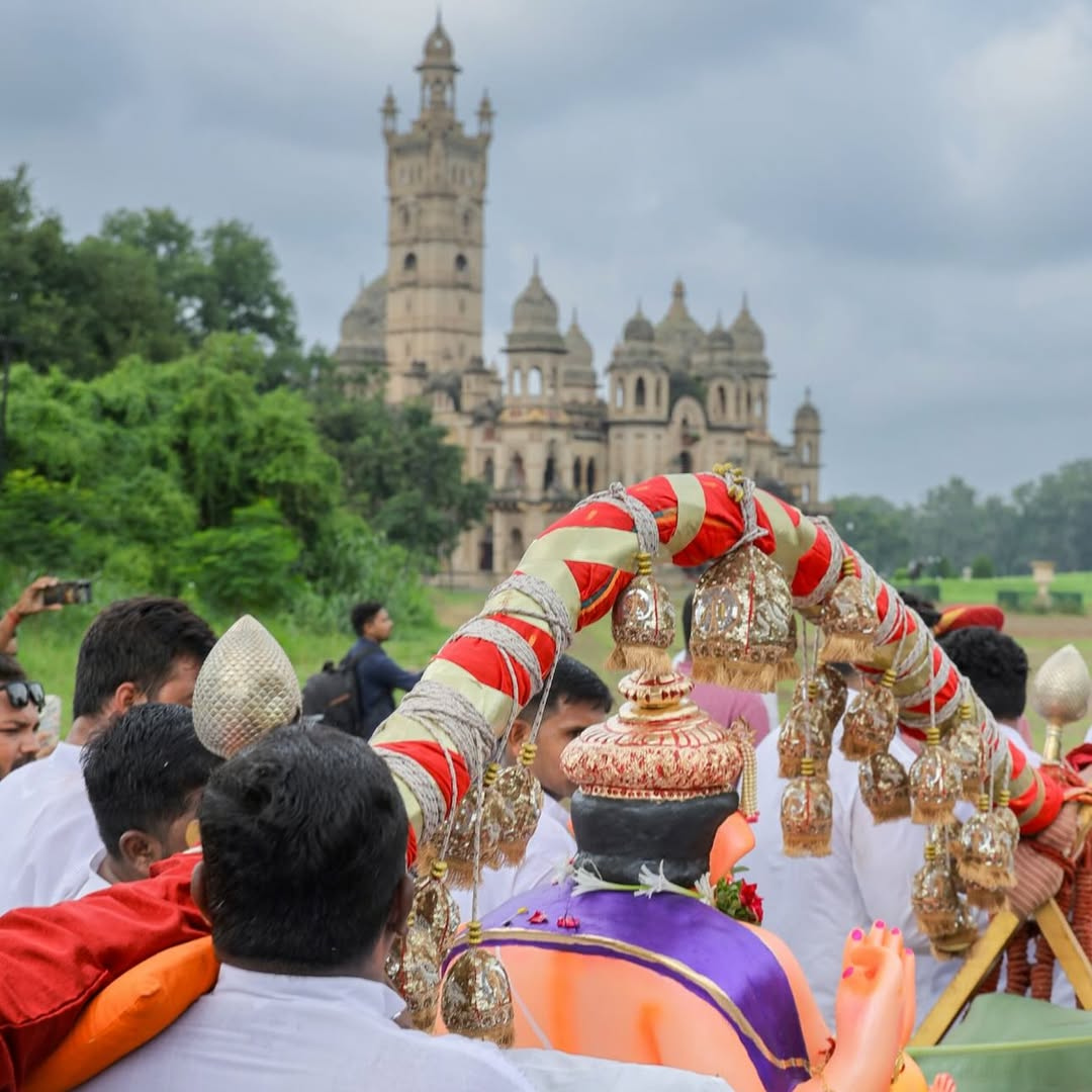 बप्पा का किया स्वागत