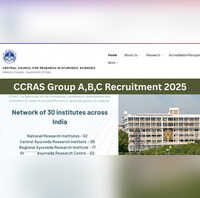CCRAS Recruitment 2025 केंद्रीय आयुर्वेदिक विज्ञान अनुसंधान में नौकरी का सुनहरा अवसर रिसर्च ऑफिसर से लेकर एमटीएस के पदों पर निकली वैकेंसी जल्द करें अप्लाई
