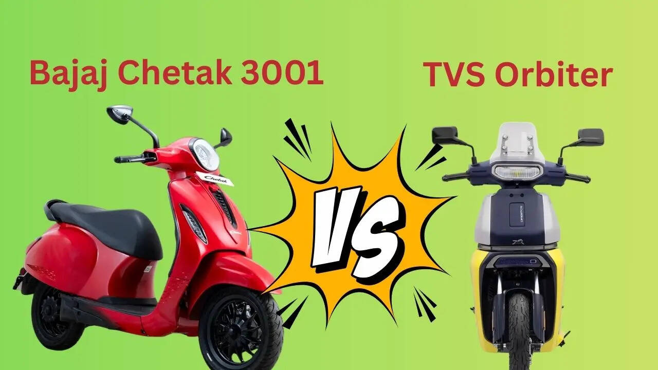 TVS Orbiter vs Bajaj Chetak 3001दोनों हैं बजट फ्रेंडली
