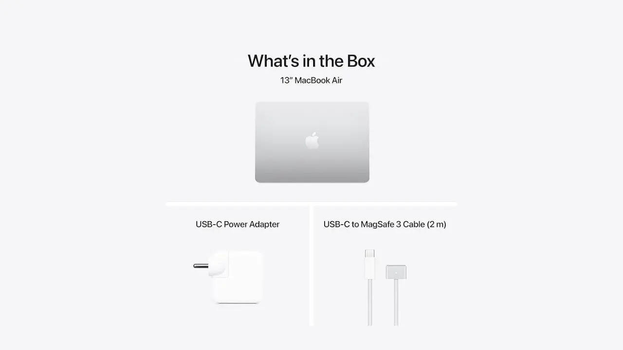 Apple MacBook Air M4 की स्पेसिफिकेशन