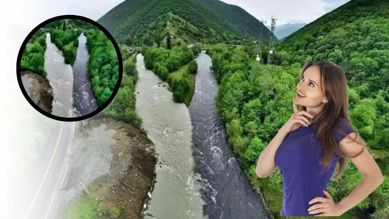 धरती का अनोखा संगम जहां दो नदियों का पानी कभी नहीं होता MIX
