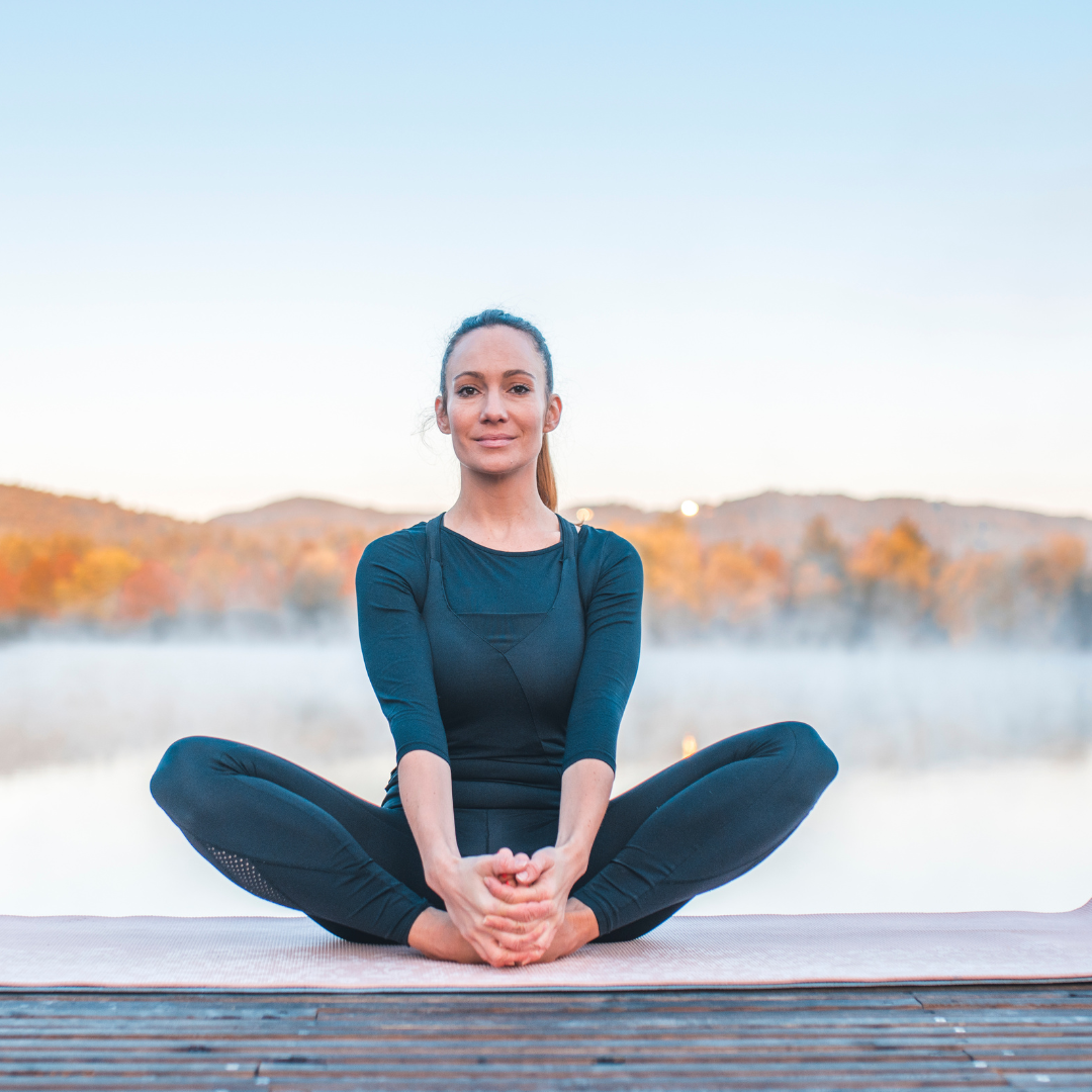 बद्ध कोणासन Bound Angle Pose