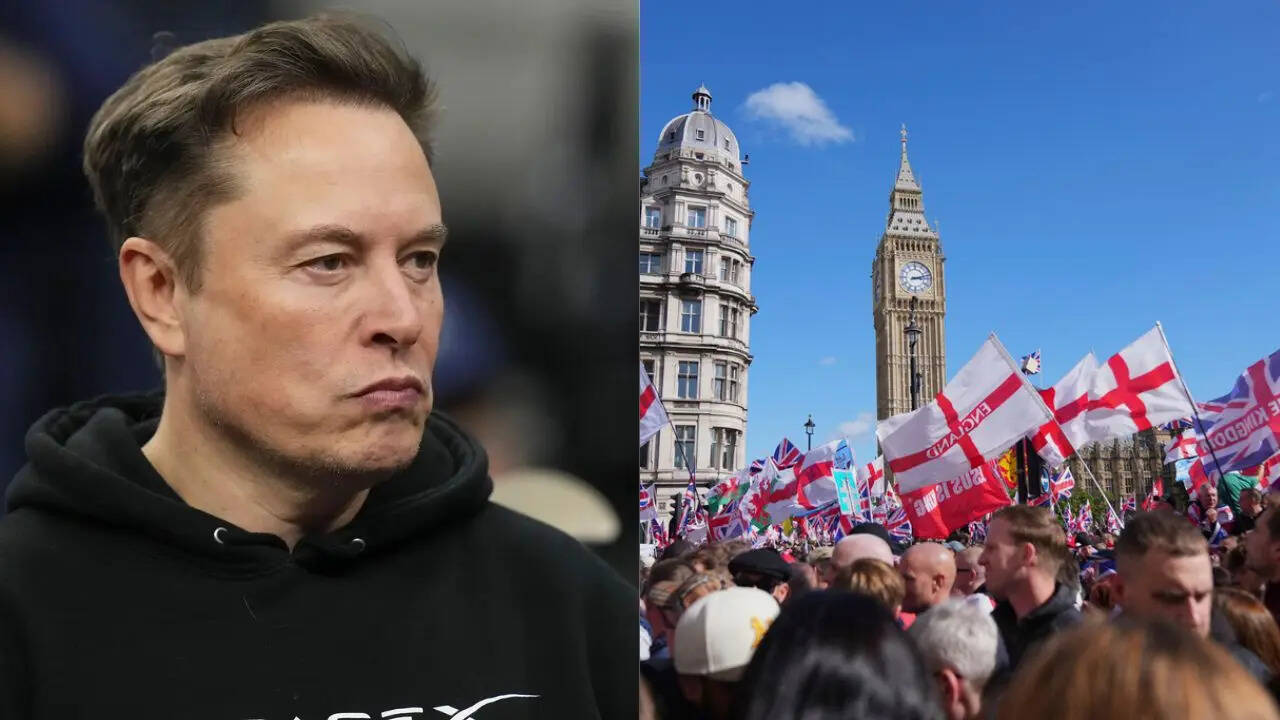 UK Protest: 'लड़ो या मर जाओ...', एंटी इमिग्रेशन प्रोटेस्ट की आग में एलन मस्क ने डाला घी; लोगों से क्या की अपील? | Times Now Navbharat