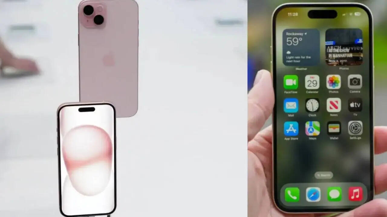 ​iPhone 15 पर मिलने वाले फीचर्स की बात करें तो इसमें एल्यूमिनियम फ्रेम के साथ ग्लास बैक पैनल दिया गया है। इसमें आपको IP68 रेटिंग मिलती है। इसमें 6.1 इंच की डिस्प्ले दी गई है जिसमें सेरेमिक शील्ड ग्लास की प्रोटेक्शन मिलती है। यह स्मार्टफोन iOS 17 पर रन करता है। 