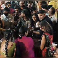 विधायक रविंद्र सिंह भाटी और प्रियंका चौधरी का डांडिया धमाल बाड़मेर में दिखा सांस्कृतिक समागम