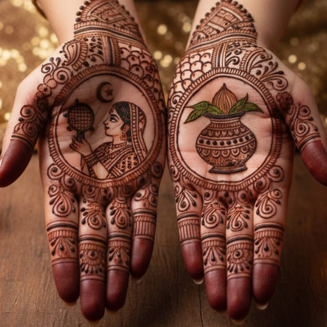 कलश मांडला मेहंदी