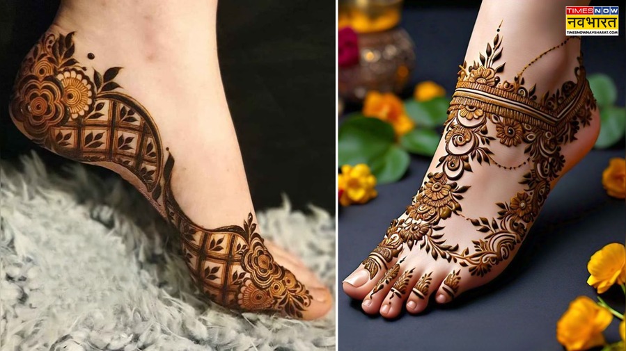 karwa Chauth 2025 Mehndi Design LIVE पैरों की मेहंदी डिजाइन लेटेस्ट
