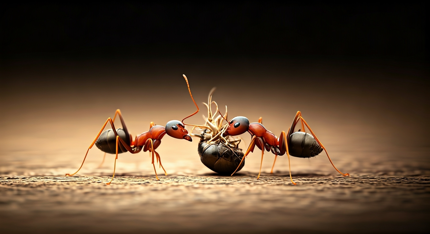 क्यों मृत चींटियों को ढोती हैं दूसरी चींटियां