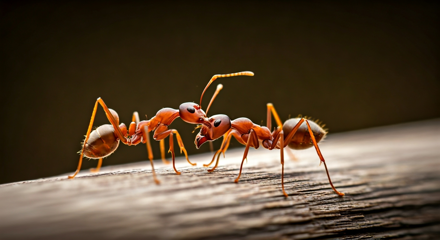 चींटी भी एक समाजिक प्राणी है