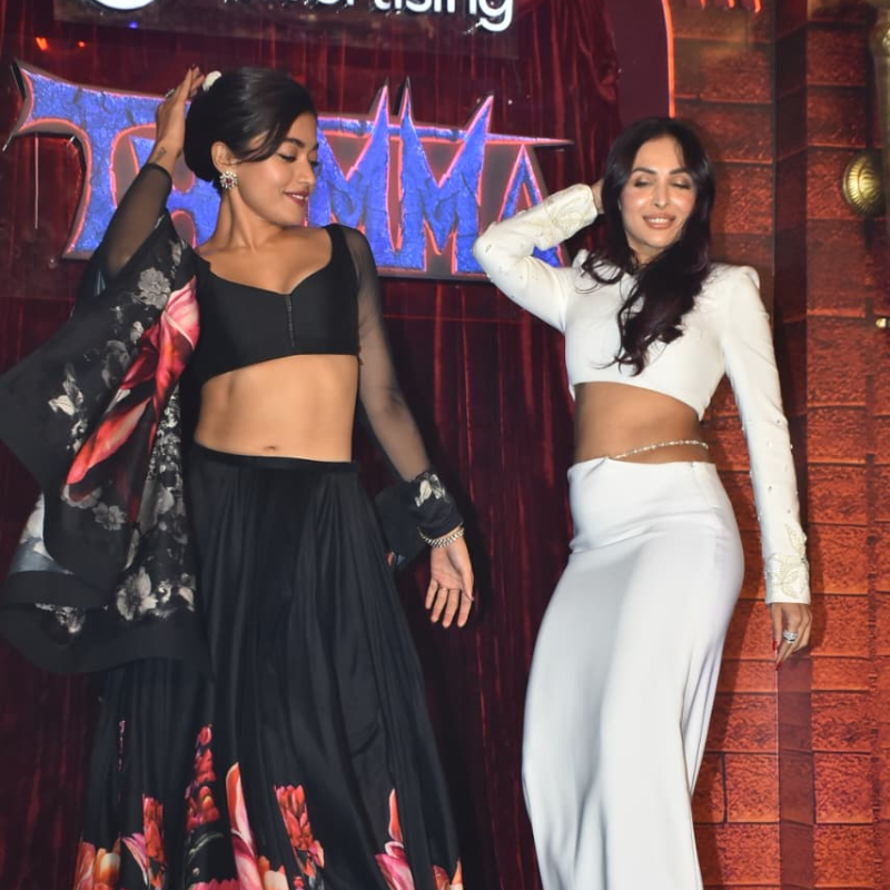 रश्मिका मंदाना-मलाइका ने किया डांस