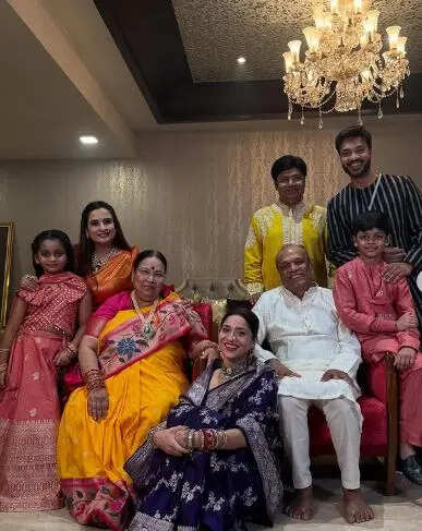 अंकिता लोखंडे ने ससुराल में मनाया त्यौहर