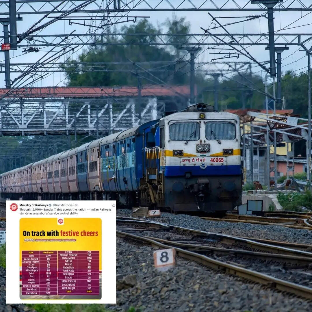 Chhath Puja Special Trains: Around 200 special trains daily for festive ...