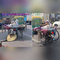 Video धरती पर गजब लोग हैं भाई बंदे ने बाइक के ऊपर जुगाड़ से बिछाई खटिया सड़क पर लेकर निकला तो देखते रहे लोग