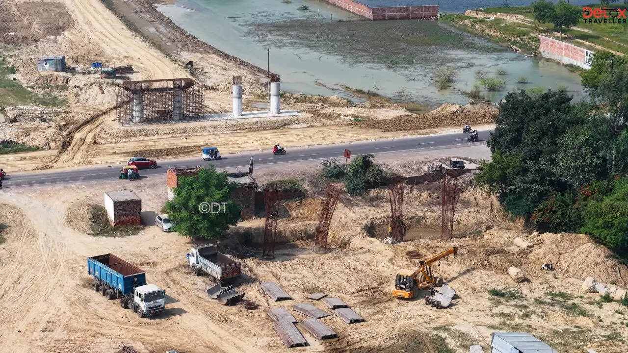 NH34 के पास कानपुर रिंग रोड की प्रगति क्या है