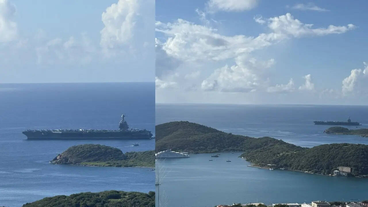 कैरेबियन सागर में तैनात है यूएसएस गेराल्ड आर फोर्ड