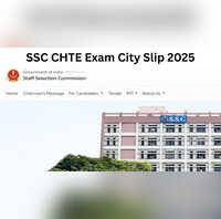SSC CHTE Exam City Slip 2025 Released जारी हुई एसएससी सीएचटीई पेपर 2 भर्ती परीक्षा की एग्जाम सिटी स्लिप ऐसे करें डाउनलोड