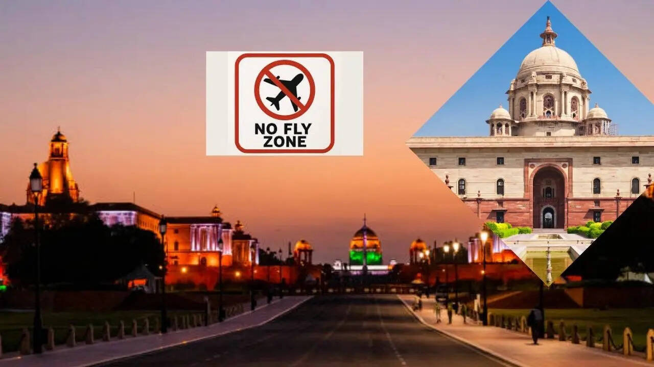 ​राष्ट्रपति भवन और सेंट्रल दिल्ली हैं No Flying Zone