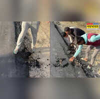 Barmer सड़क है कि क्या है भाईनरम मिठाई जैसी टूट गई एक ही दिन में सामने आई निर्माण की हकीकत